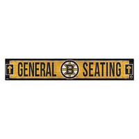 WinCraft Boston Bruins 6" x 36" General Seating Ticket Wood Sign