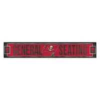 WinCraft Tampa Bay Buccaneers 6" x 36" General Seating Ticket Wood Sign