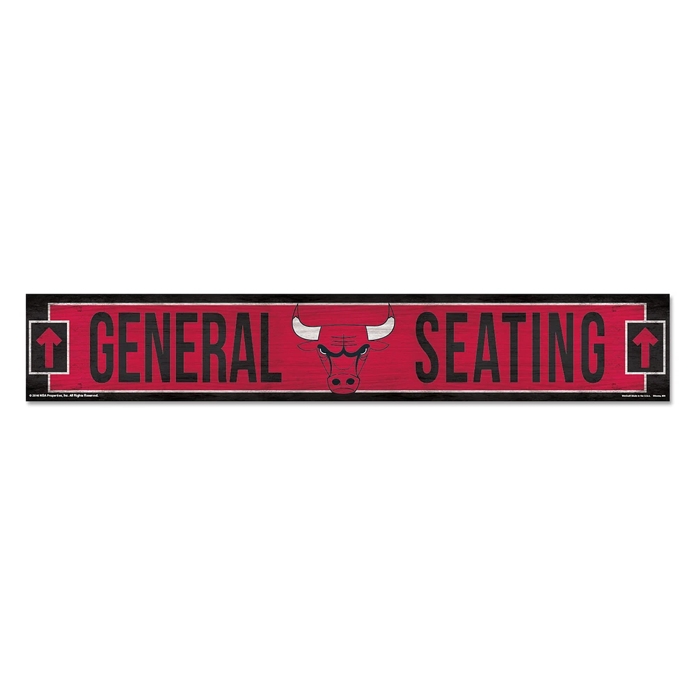 WinCraft Chicago Bulls 6" x 36" General Seating Ticket Wood Sign