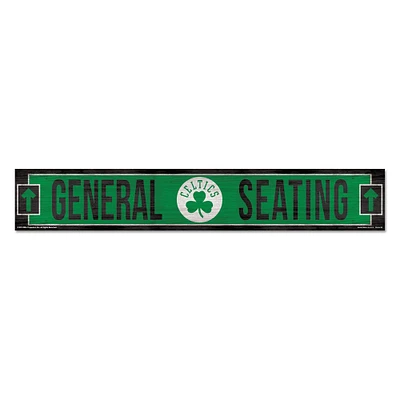 WinCraft Boston Celtics 6" x 36" General Seating Ticket Wood Sign