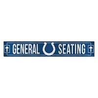 WinCraft Indianapolis Colts 6" x 36" General Seating Ticket Wood Sign