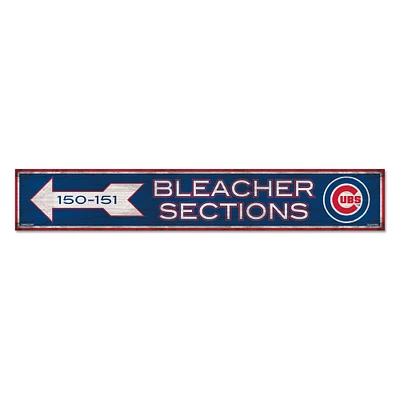 WinCraft Chicago Cubs 6" x 36" General Seating Ticket Wood Sign