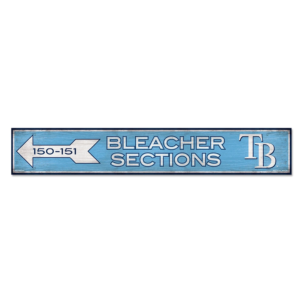 WinCraft Tampa Bay Rays 6" x 36" General Seating Ticket Wood Sign