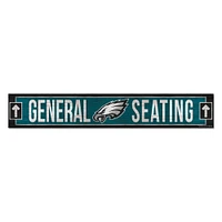 WinCraft Philadelphia Eagles 6" x 36" General Seating Ticket Wood Sign
