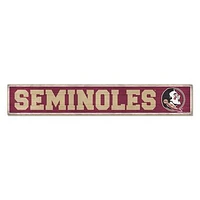 WinCraft Florida State Seminoles 6" x 36" General Seating Ticket Wood Sign