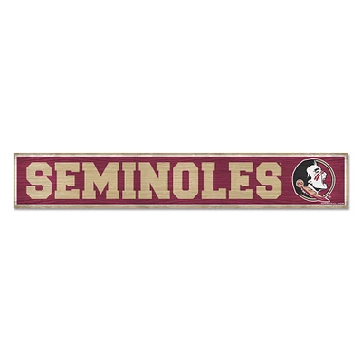 WinCraft Florida State Seminoles 6" x 36" General Seating Ticket Wood Sign
