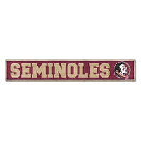 WinCraft Florida State Seminoles 6" x 36" General Seating Ticket Wood Sign