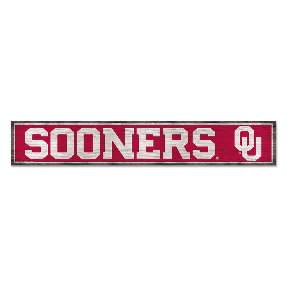 WinCraft Oklahoma Sooners 6" x 36" General Seating Ticket Wood Sign