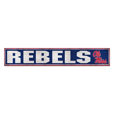 WinCraft Ole Miss Rebels 6" x 36" General Seating Ticket Wood Sign