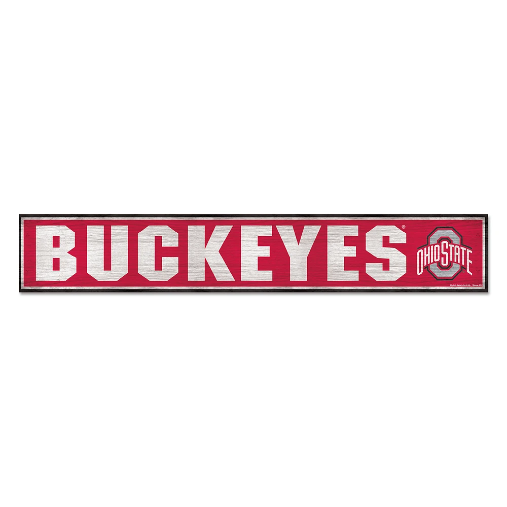 WinCraft Ohio State Buckeyes 6" x 36" General Seating Ticket Wood Sign