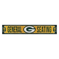 WinCraft Green Bay Packers 6" x 36" General Seating Ticket Wood Sign
