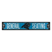 WinCraft Carolina Panthers 6" x 36" General Seating Ticket Wood Sign