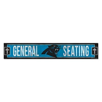 WinCraft Carolina Panthers 6" x 36" General Seating Ticket Wood Sign
