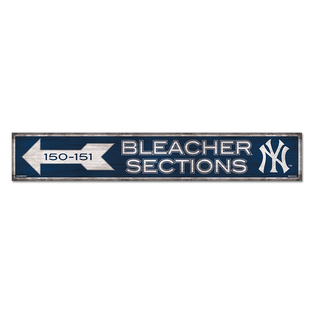 WinCraft New York Yankees 6" x 36" General Seating Ticket Wood Sign