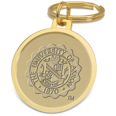 Gold Akron Zips Split-Wire Key Ring