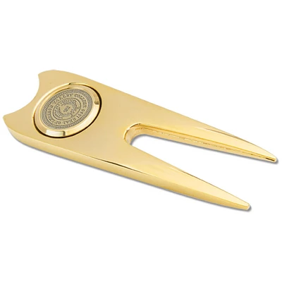 Gold Lebanon Valley College Team Logo Golf Divot Repair Tool