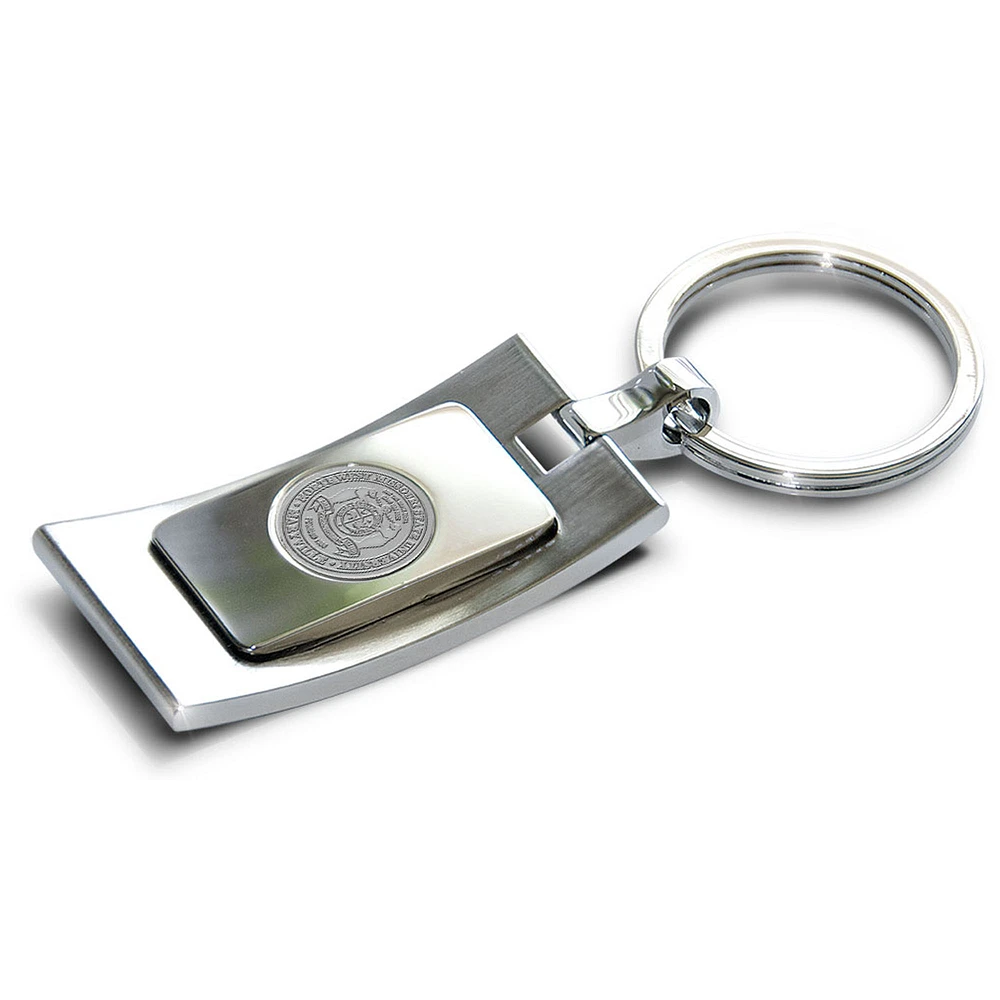 Silver Northwest Missouri State Bearcats Curve Key Ring