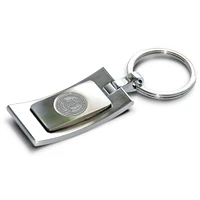 Silver Northwest Missouri State Bearcats Curve Key Ring