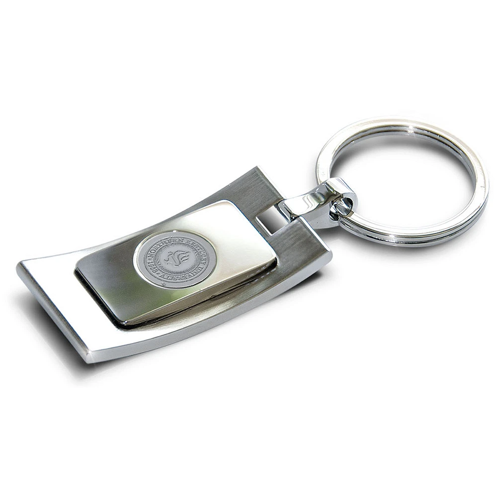 Silver Northern Kentucky University Norse Curve Key Ring