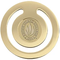 Gold Rhode Island Anchormen Team Logo Bookmark