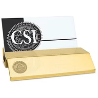 Rowan Profs Gold Business Card Holder