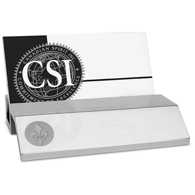 Marymount Saints Silver Business Card Holder