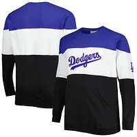 Men's Royal/White Los Angeles Dodgers Big & Tall Pullover Sweatshirt