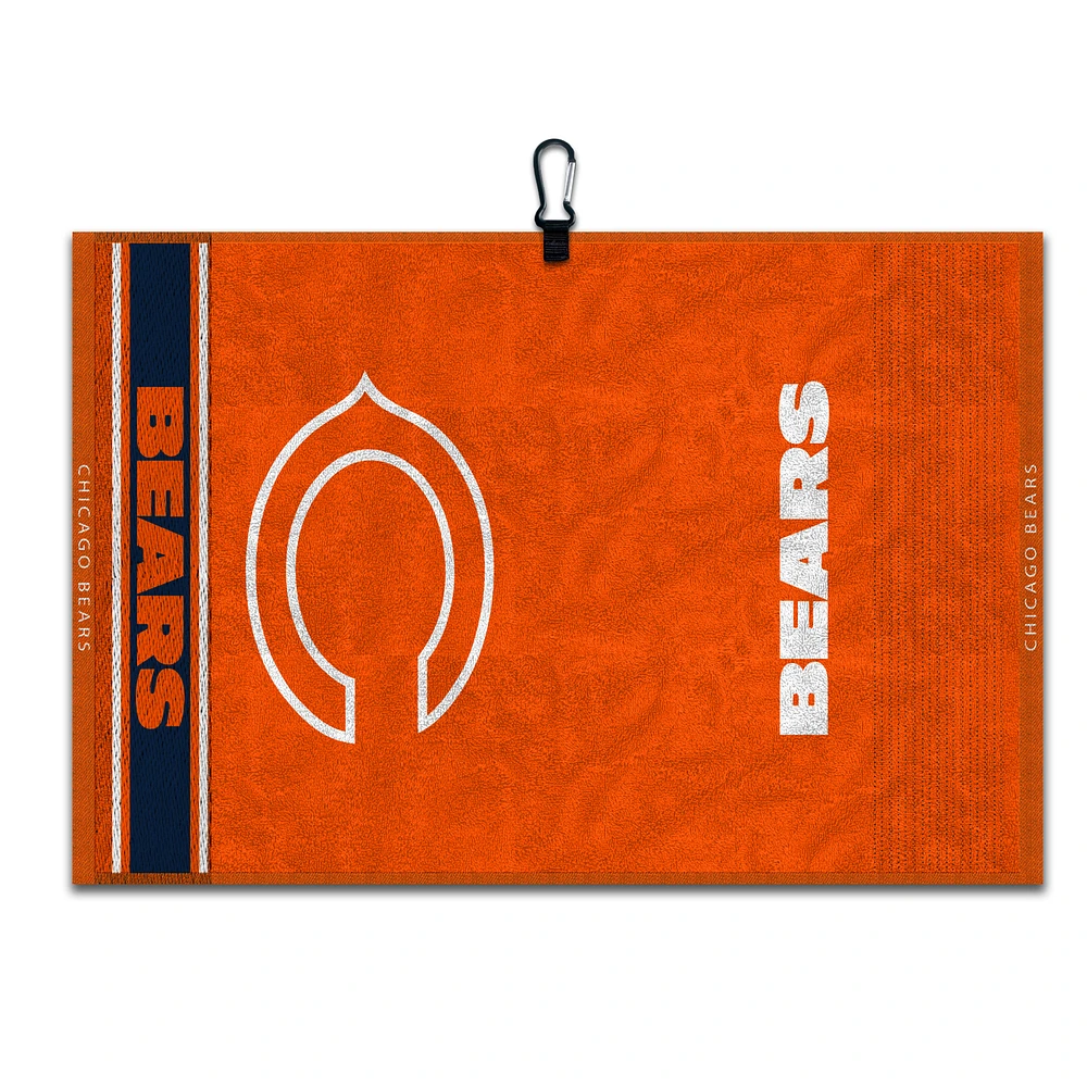 WinCraft Chicago Bears 16" x 24" Jacquard Hand Towel with Carabiner