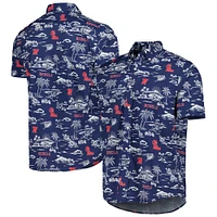 Men's Reyn Spooner Navy Ole Miss Rebels Performance Button-Down Shirt