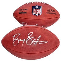 Barry Sanders Detroit Lions Autographed Wilson Duke Full Color Pro Football