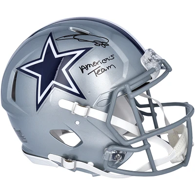 CeeDee Lamb Dallas Cowboys Autographed Riddell Speed Authentic Helmet with "America's Team" Inscription