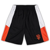 Men's Black San Francisco Giants Big & Tall Team Shorts