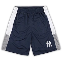 Men's Navy New York Yankees Big & Tall Team Shorts