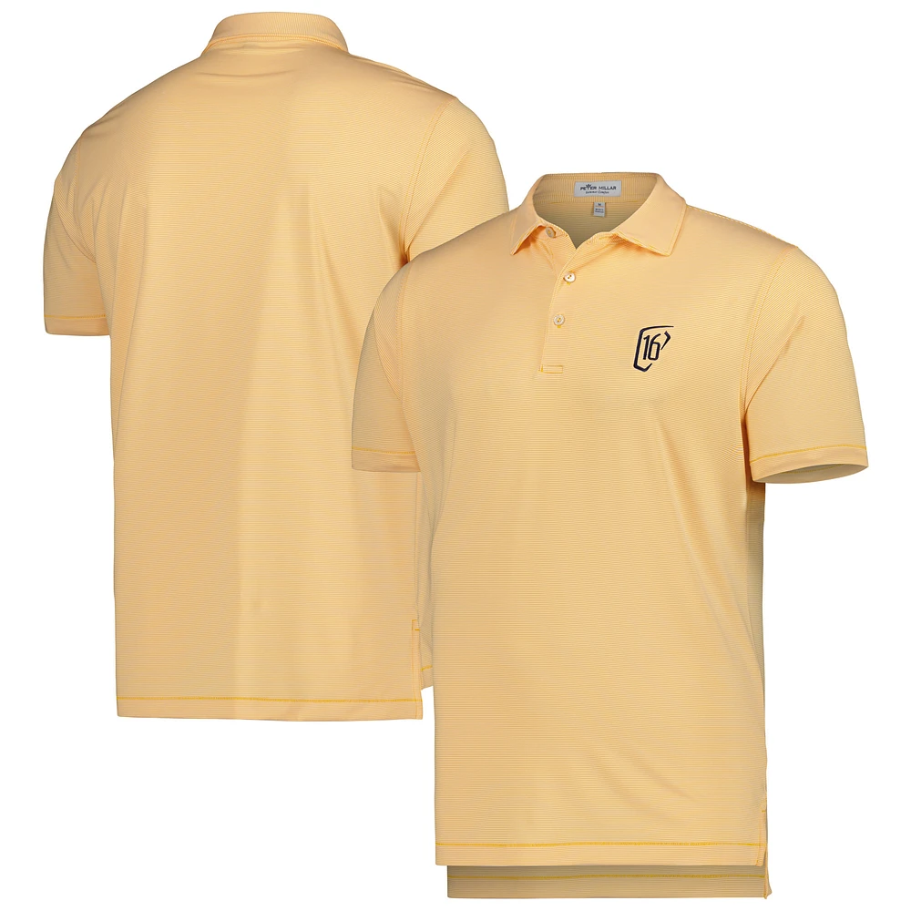 Men's Peter Millar Orange WM Phoenix Open Jubilee Polo