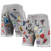 Men's Pro Standard Gray NFL League Allover Shorts