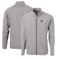 Men's Cutter & Buck Maryland Terrapins Big & Tall Adapt Eco Knit Hybrid Recycled Full-Zip Jacket