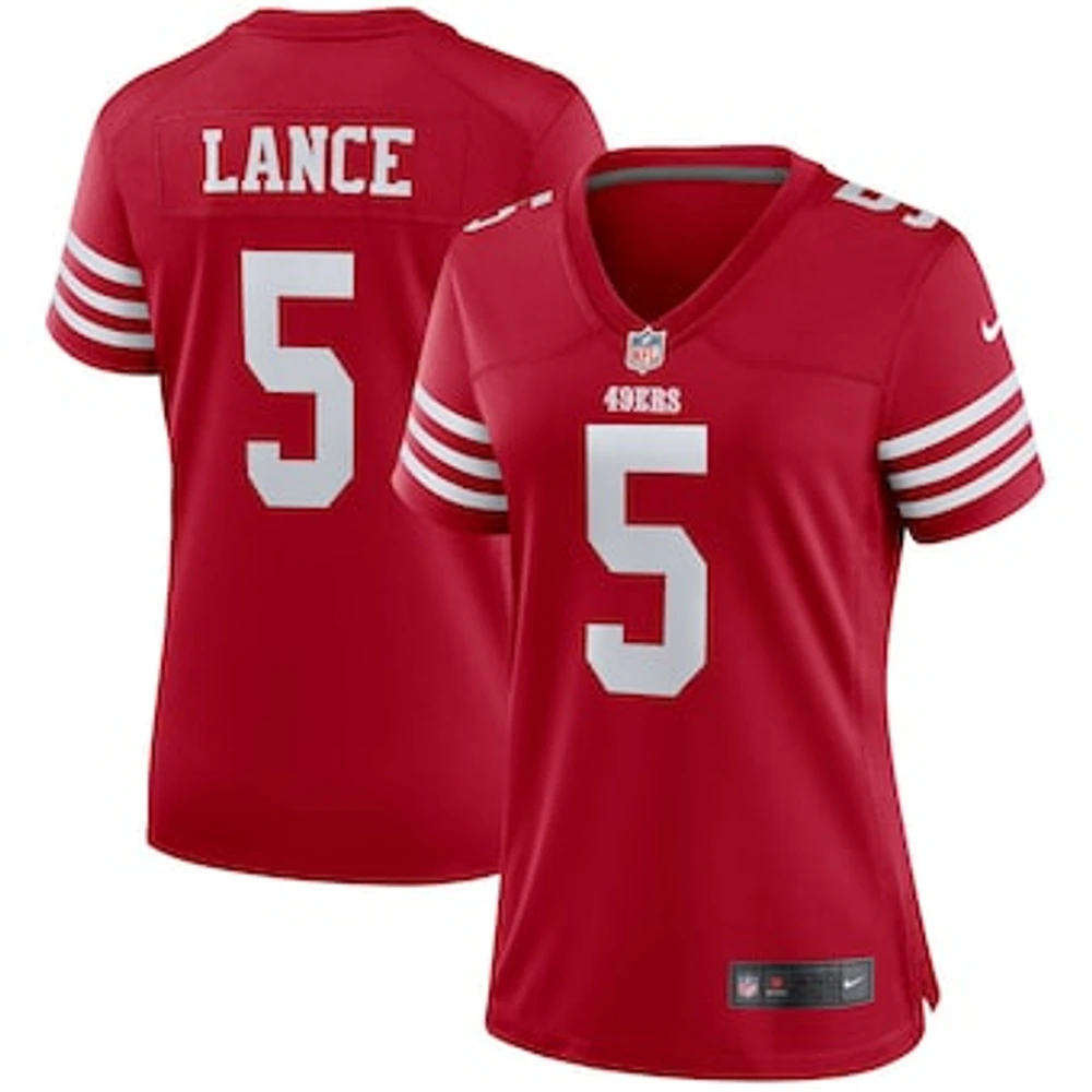 Women's Nike Trey Lance Scarlet San Francisco 49ers Player Jersey