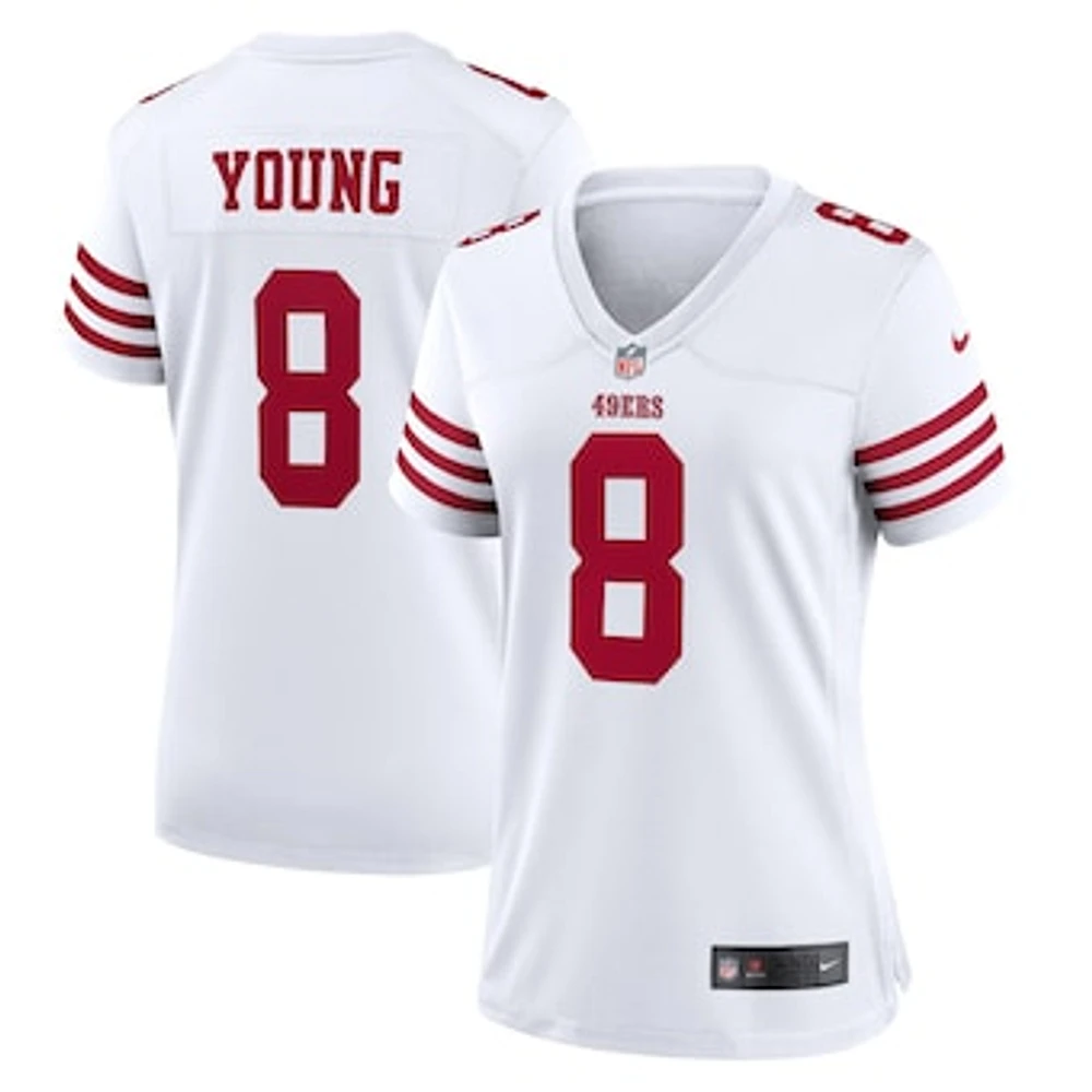 Women's Nike Steve Young White San Francisco 49ers Retired Player Game Jersey