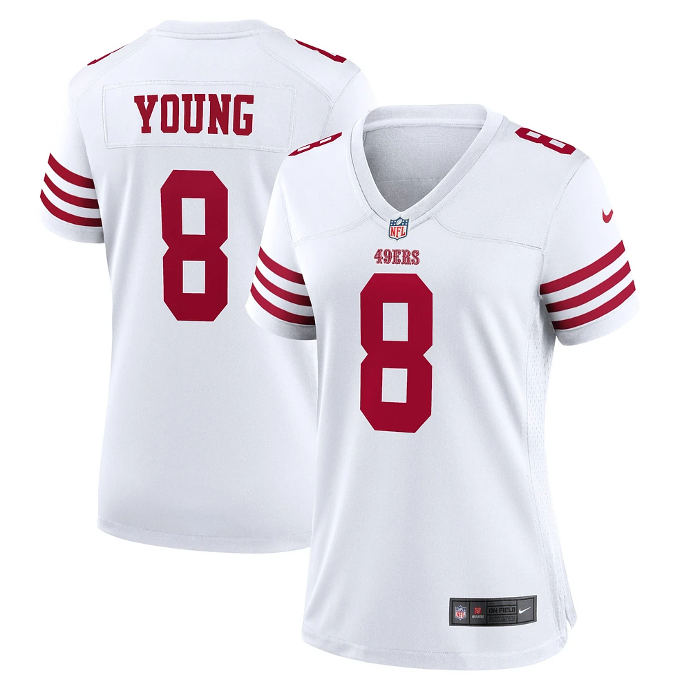 Women's Nike Steve Young White San Francisco 49ers Retired Player Game Jersey