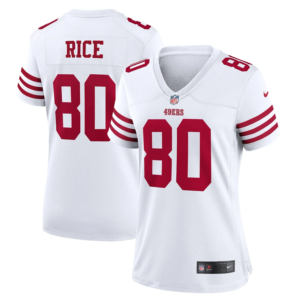 Women's Nike Jerry Rice White San Francisco 49ers Retired Player Game Jersey