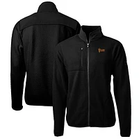 Men's Cutter & Buck Black Arizona State Sun Devils Big Tall Cascade Eco Sherpa Fleece Full-Zip Jacket