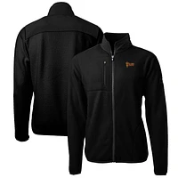 Men's Cutter & Buck Black Arizona State Sun Devils Big Tall Cascade Eco Sherpa Fleece Full-Zip Jacket