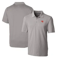 Men's Cutter & Buck Gray Dayton Flyers Big Tall Forge Stretch Polo