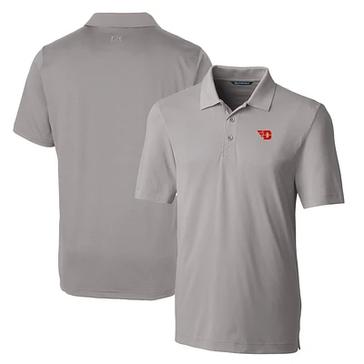 Men's Cutter & Buck Gray Dayton Flyers Big Tall Forge Stretch Polo