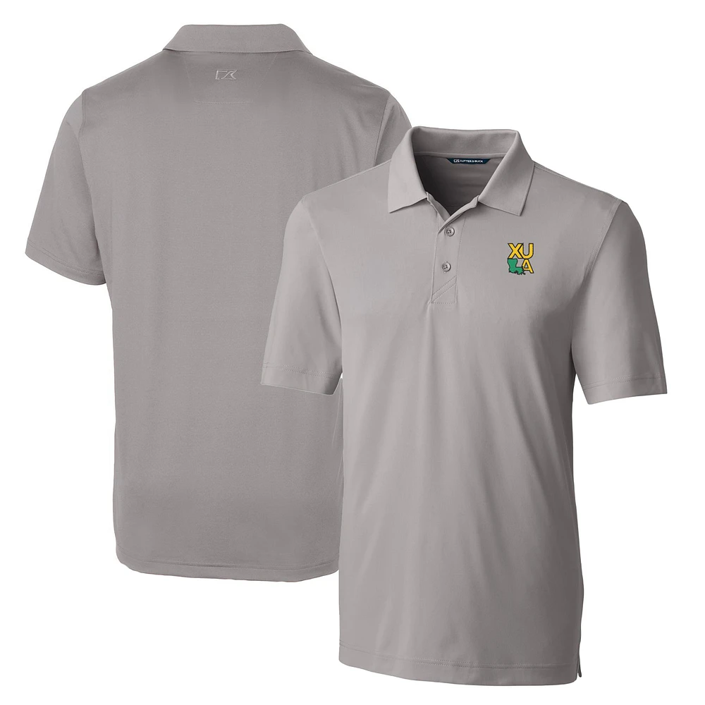 Men's Cutter & Buck Gray XULA Gold Big Tall Forge Stretch Polo