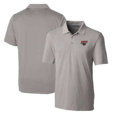 Men's Cutter & Buck Gray Clark Atlanta University Panthers Big Tall Forge Stretch Polo