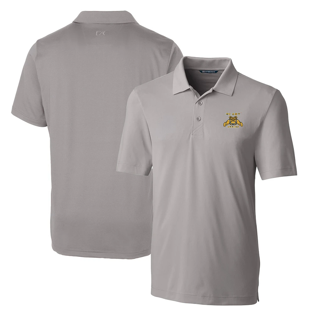 Men's Cutter & Buck Gray North Carolina A&T Aggies Big Tall Forge Stretch Polo