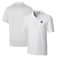 Men's Cutter & Buck White Xavier Musketeers Big Tall Forge Stretch Polo