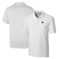 Men's Cutter & Buck White Auburn Tigers Big Tall Forge Stretch Polo