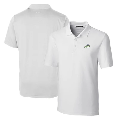Men's Cutter & Buck White Florida Gulf Coast Eagles Big Tall Forge Stretch Polo